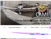 Tablet Screenshot of cami-aero.fr